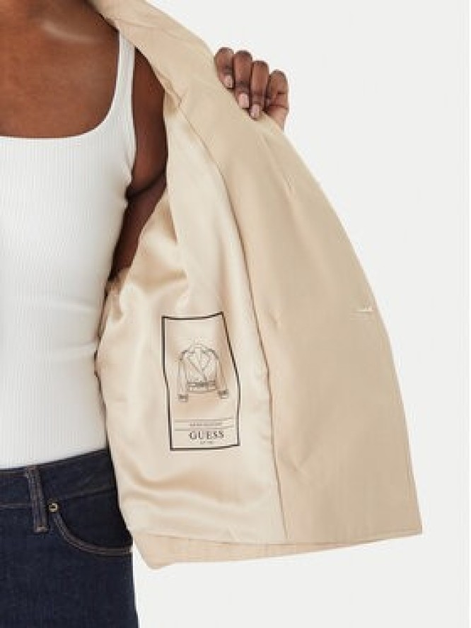 Guess Trencz W6GL21 W1954 Beżowy Regular Fit