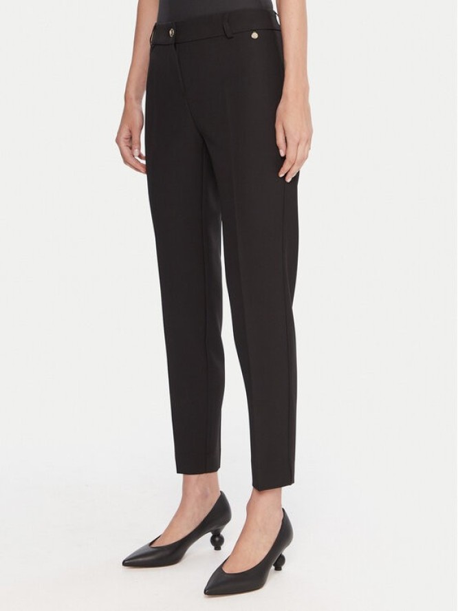 Maryley Spodnie materiałowe 25IB52Z/M17/43NE Czarny Regular Fit