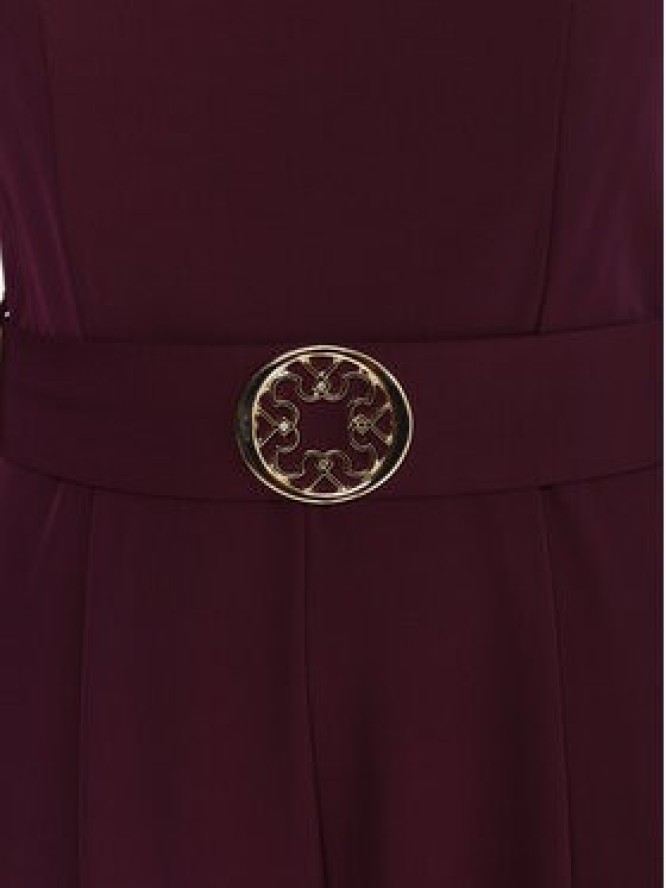 Rinascimento Kombinezon CFC0125317003 Bordowy Regular Fit