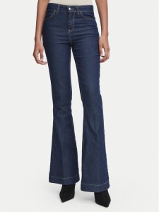 Rinascimento Jeansy CFC0129957003 Niebieski Bootcut Fit