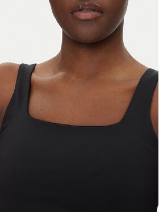 Girlfriend Collective Top Tommy 1045 Czarny Slim Fit