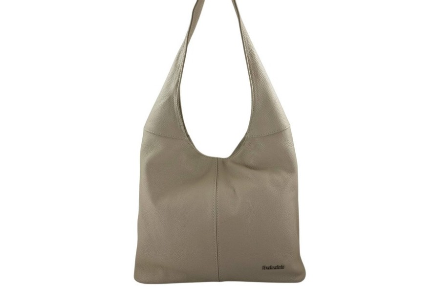 Worek skórzany BARBERINI'S j. beżowy 994-10