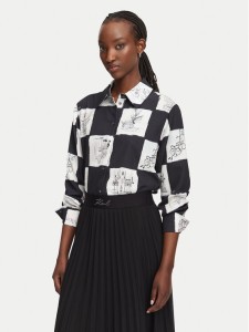 KARL LAGERFELD Bluzka B3W11017 Kolorowy Regular Fit