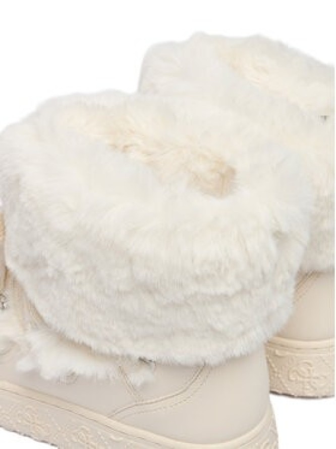 Guess Śniegowce FLFUEK FUR10 Écru