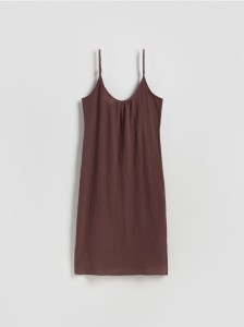 Sukienka plażowa - ciemnobrązowy