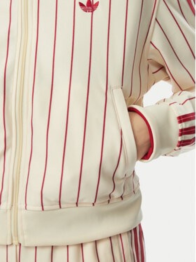 adidas Bluza Reversible Firebird Track Top KT1850 Beżowy Regular Fit