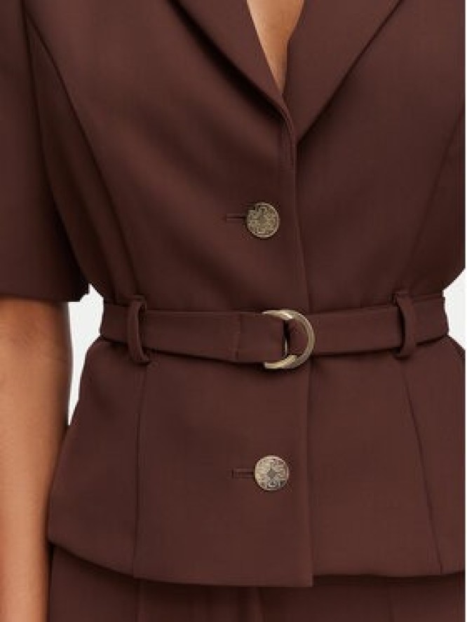 Rinascimento Marynarka CFC0129421003 Brązowy Regular Fit