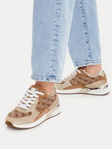 Guess Sneakersy FLJM19 FAL12 Złoty