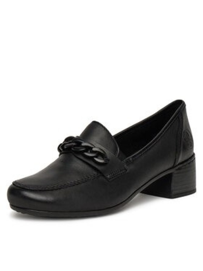 Rieker Loafersy 41660-00 Czarny