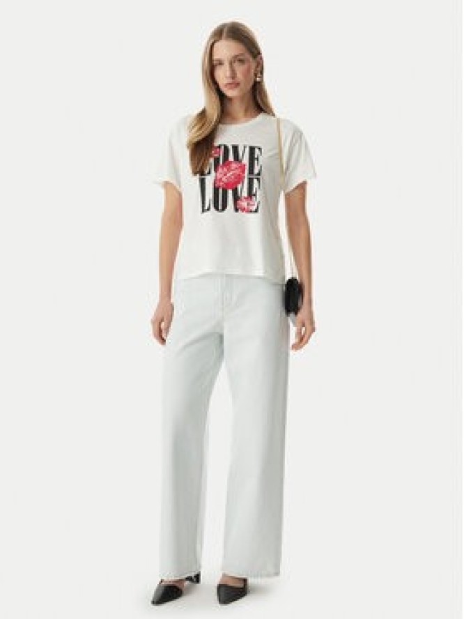 Morgan T-Shirt 261-DOVE Biały Regular Fit