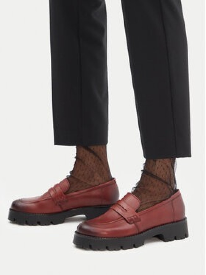 Lasocki Loafersy CEO-WI16-780-03 Bordowy