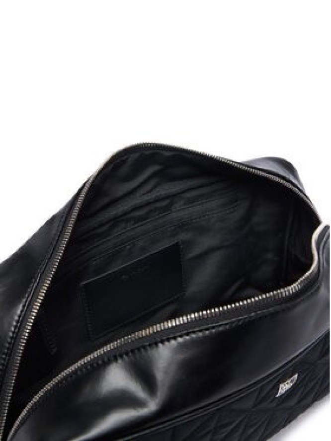 Calvin Klein Torebka Quilted Nylon 2X Strap Camerabag LV04F3651G Czarny