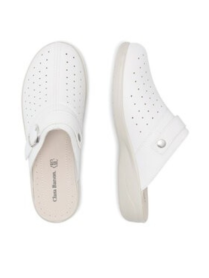 Clara Barson Klapki WS010904-01 Biały