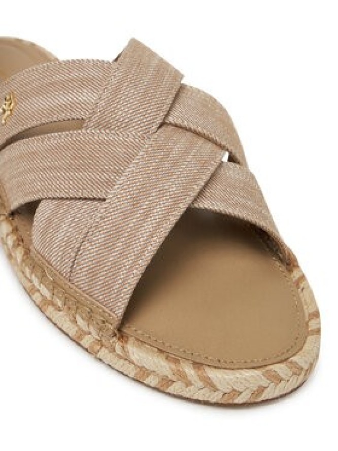 Tommy Hilfiger Espadryle Chambray Espadrille Mule FW0FW08501 Beżowy