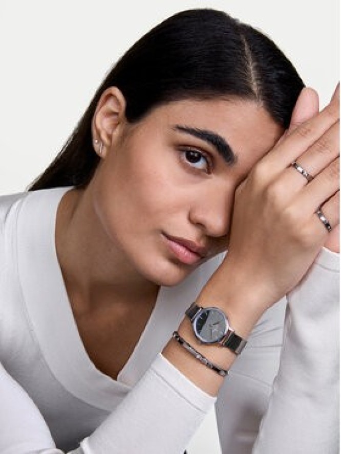 Daniel Wellington Zegarek Petite Reflection 28 DW00100796 Srebrny