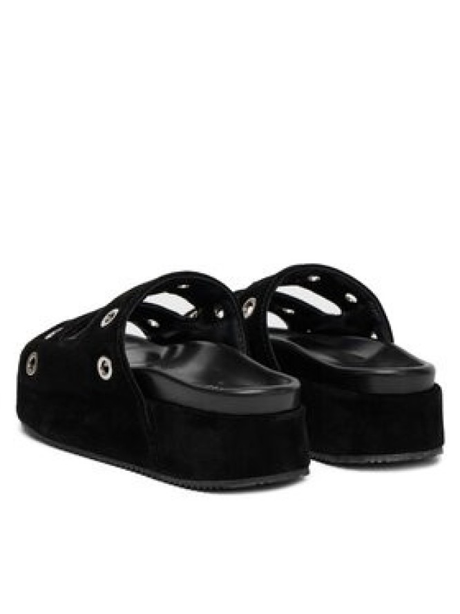 Inuikii Klapki Suede Studs 70103-153 Czarny