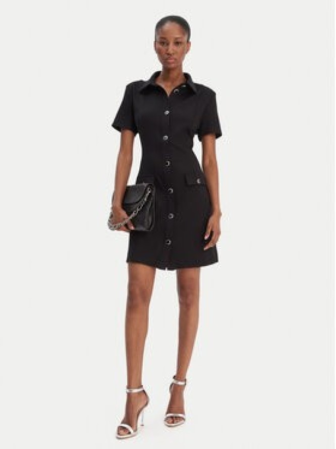 Guess Sukienka codzienna W6RK34 KCMU2 Czarny Classic Fit