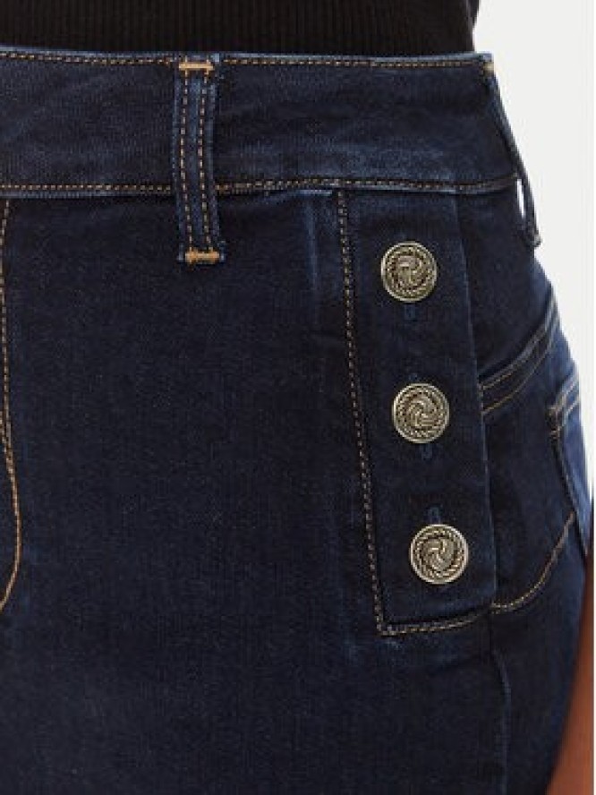Liu Jo Spódnica jeansowa UF5092 D0264 Granatowy Regular Fit