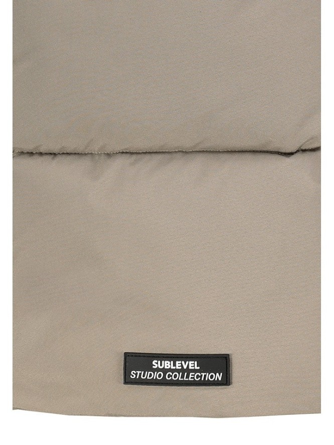 Sublevel Kamizelka pikowana w kolorze szarobrązowym rozmiar: M