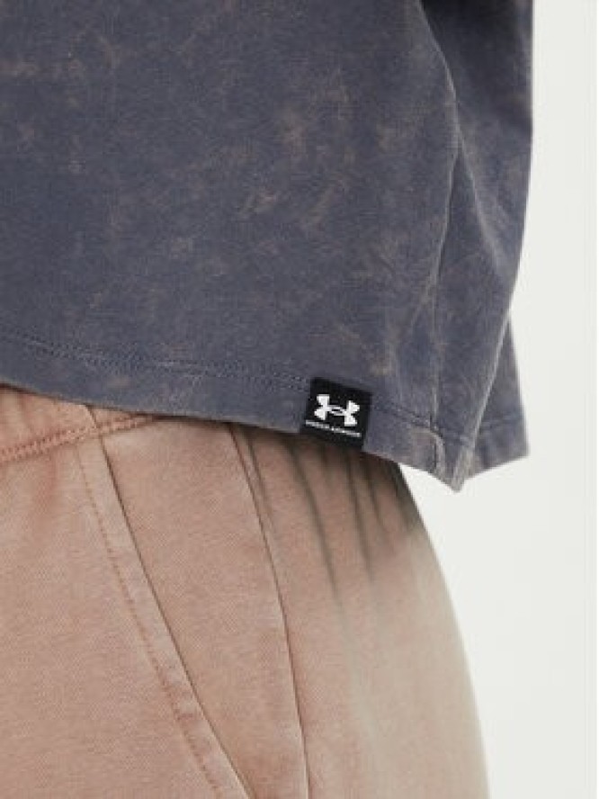Under Armour T-Shirt Rival Wash 1389724 Granatowy Loose Fit