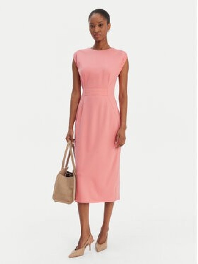 BOSS Sukienka koktajlowa Detira 50551898 Różowy Slim Fit