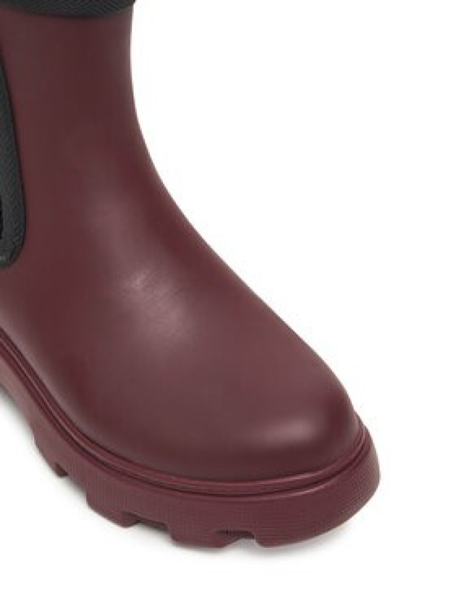 Tommy Hilfiger Kalosze Flag Ankle Warm Lining FW0FW08974 Bordowy