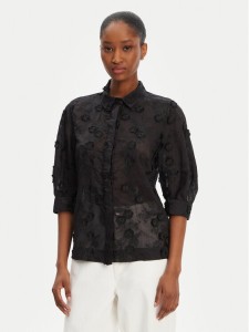 Munthe Koszula Pust 252101725225 Czarny Regular Fit