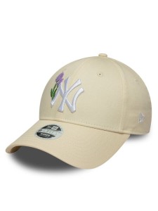 New Era Czapka z daszkiem New York Yankees Womens MLB 9FORTY 60667492 Żółty