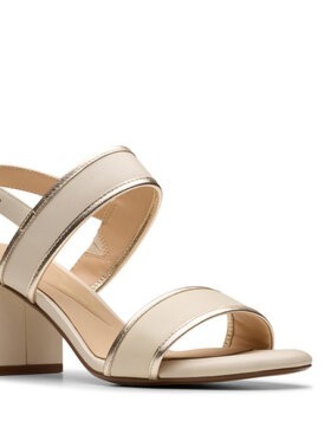 Clarks Sandały Ezoria Sling 26181301 Beżowy