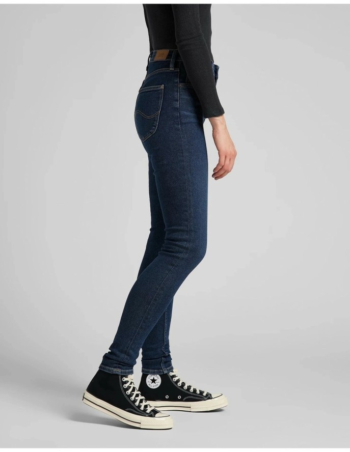 LEE IVY DAMSKIE SPODNIE JEANSOWE WORN WILLOW L32ETVVA 112143844