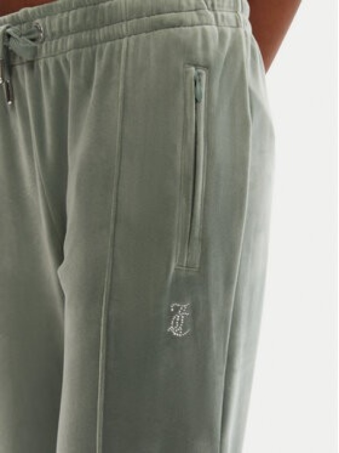 Juicy Couture Spodnie dresowe Tina JCAPW045 Zielony Regular Fit