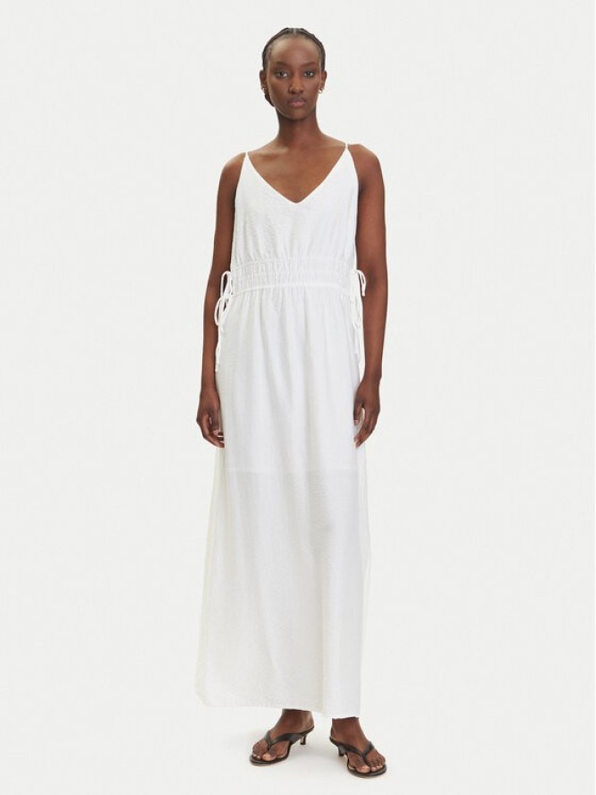 YAS Sukienka letnia Dazly 26037101 Biały Regular Fit