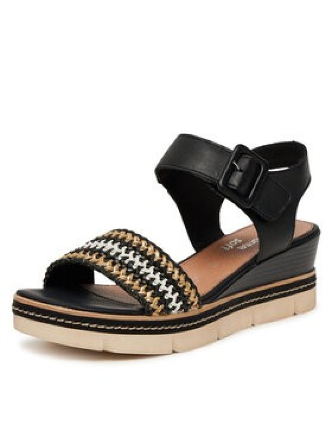 Remonte Sandały D2L55-03 Czarny