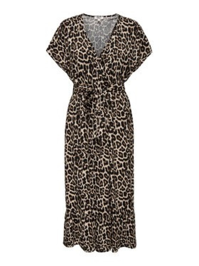 ONLY Sukienka codzienna Zilla Adele 15357778 Beżowy ciemny Regular Fit