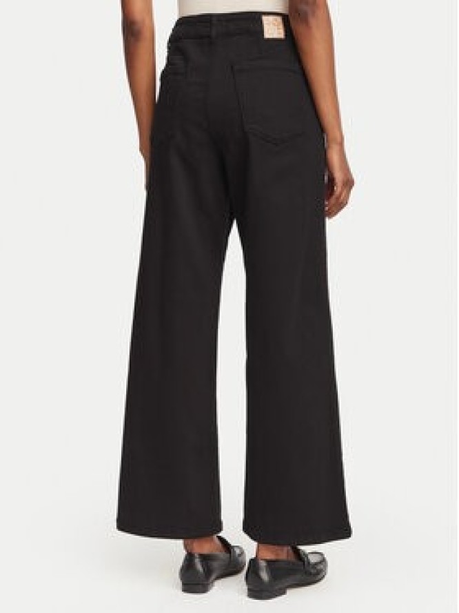 Marella Jeansy Fuxia 2625136061 Czarny Wide Leg