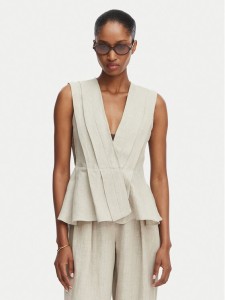 Marella Bluzka Vallo 2613161042 Beżowy Regular Fit
