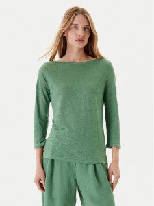 United Colors Of Benetton Bluzka 37UJD109X Zielony Regular Fit