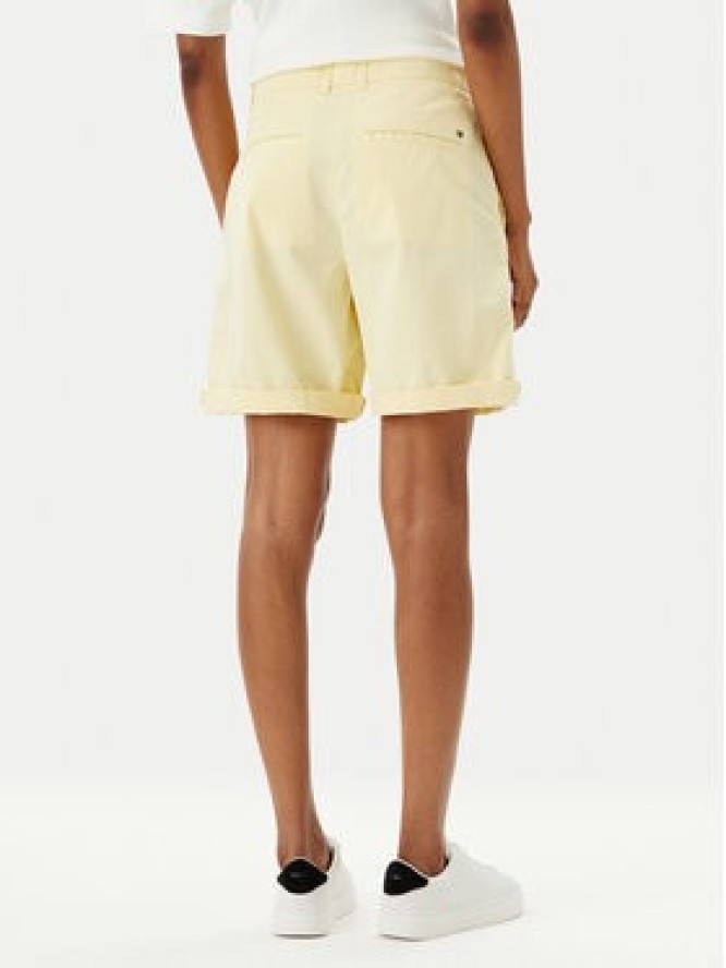 Tommy Hilfiger Szorty materiałowe WW0WW42457 Żółty Regular Fit