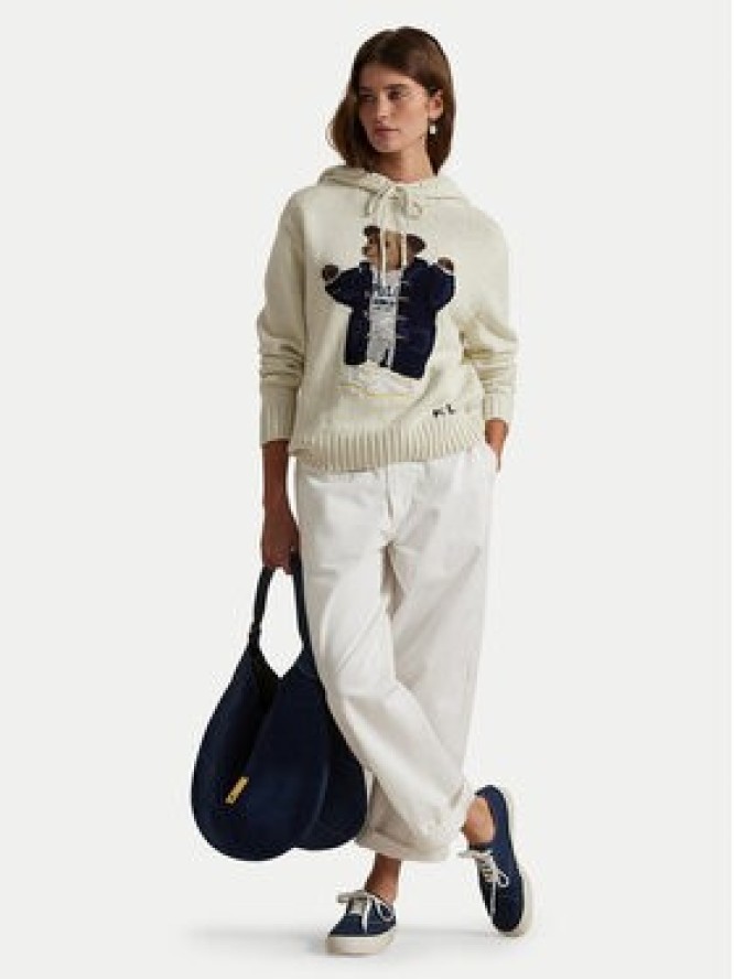 Polo Ralph Lauren Sweter 211972802001 Beżowy Relaxed Fit