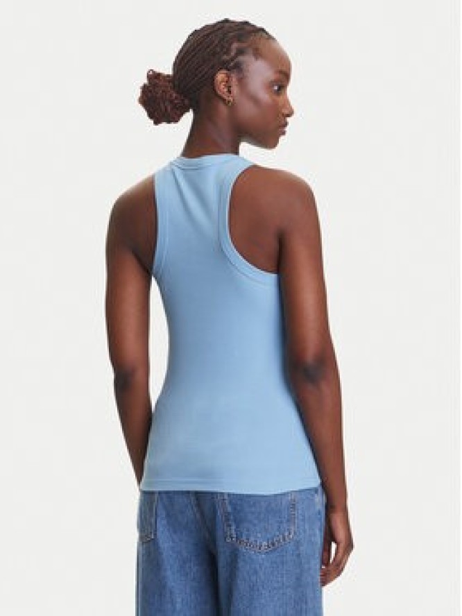 HUGO Top Easy 50508857 Błękitny Slim Fit