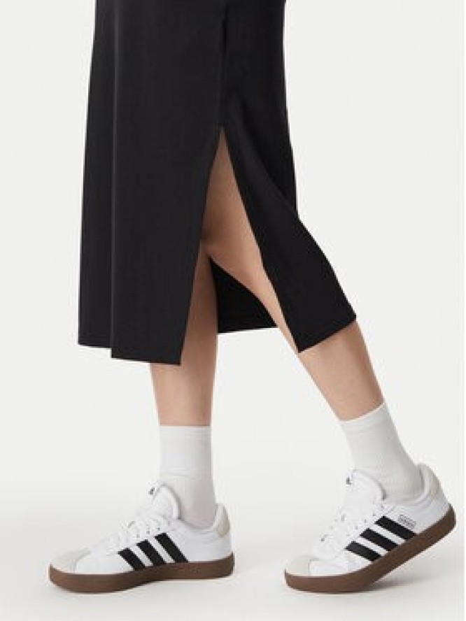 adidas Sukienka codzienna Adidas Kit Small Logo Rib Dress KF2434 Czarny Slim Fit