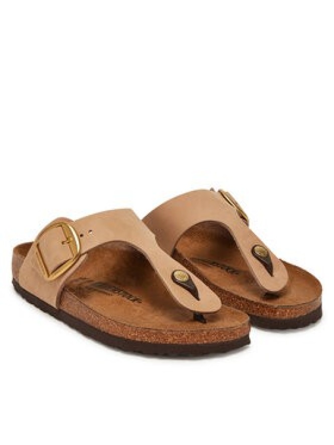 Birkenstock Japonki Gizeh Big Buckle LENB 1024007 Różowy