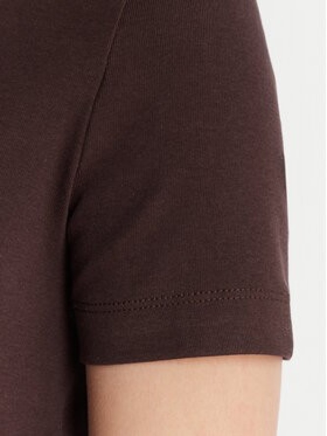 Guess T-Shirt V6RI17 KD741 Brązowy Regular Fit