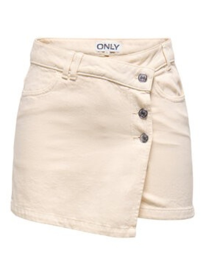 ONLY Spódnico-szorty Milly 15338617 Beżowy Regular Fit