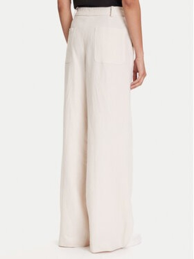 Marc O'Polo Spodnie materiałowe 503 0066 10053 Beżowy Wide Fit