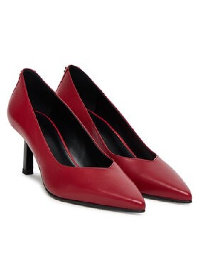 HUGO Szpilki Katniss 50552669 Bordowy