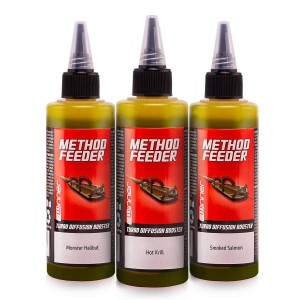 Booster do przynęt Method/Feeder Diffusion Turbo 100ml – Zestaw 3 sztuki Rybny M