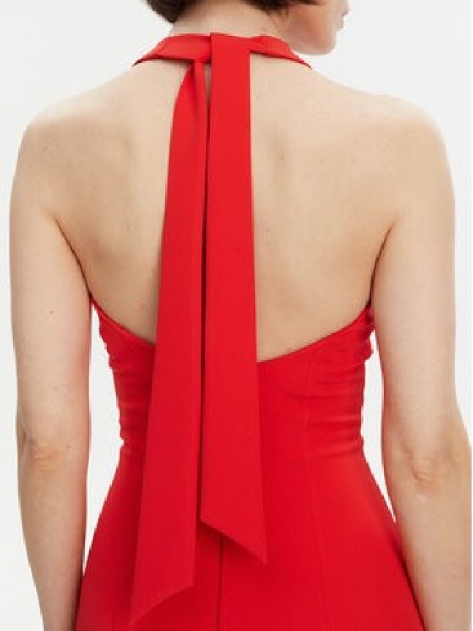 ACCESS FASHION Sukienka koktajlowa 53-3403-218 Czerwony Regular Fit