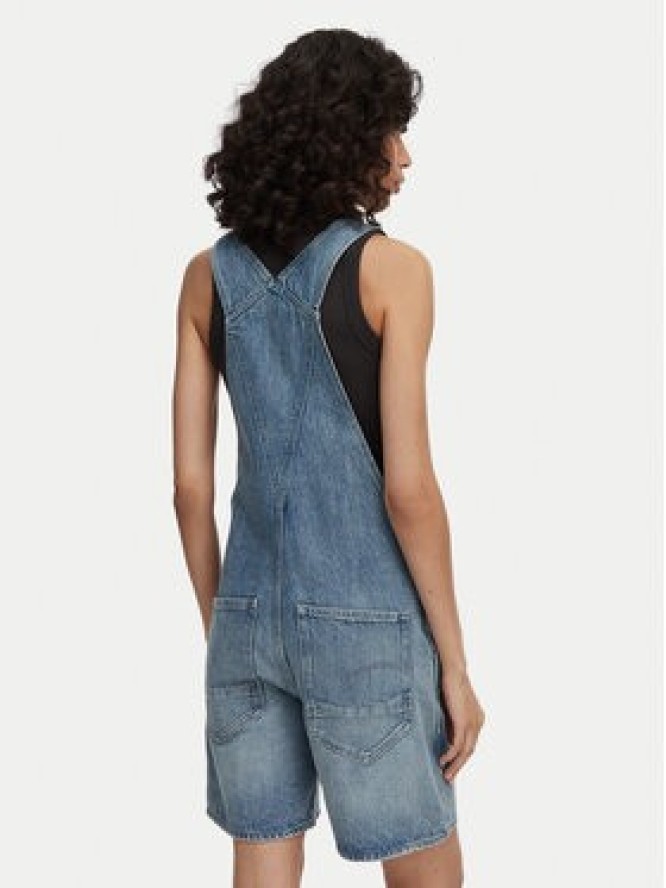 G-Star Raw Ogrodniczki D28887-D788 Niebieski Loose Fit
