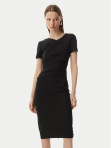 Rinascimento Sukienka koktajlowa CFC0129420003 Czarny Slim Fit